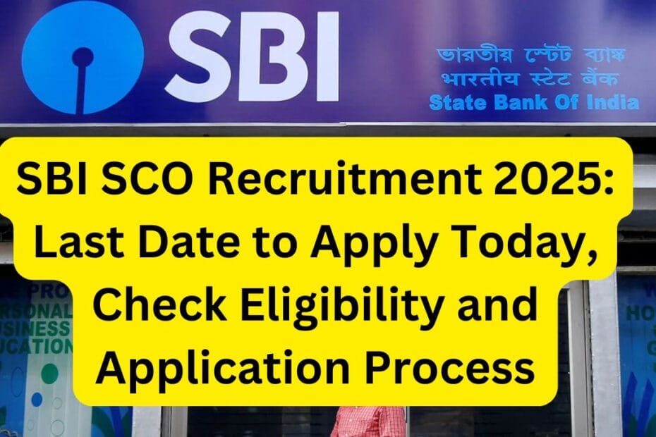 SBI SCO Recruitment 2025