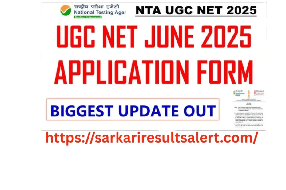 NTA CSIR UGC NET June 2025 Online Form