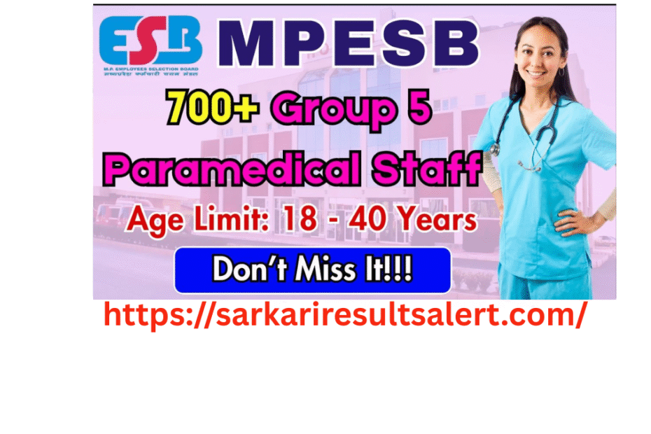 MPESB Group 5 Recruitment 2025